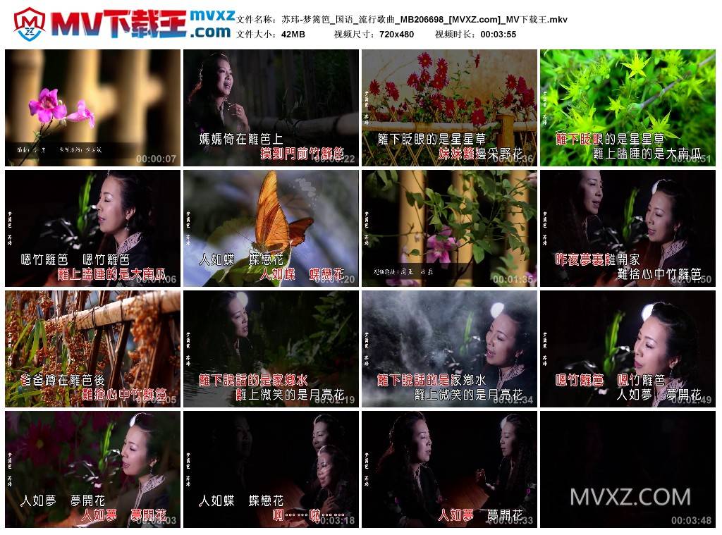 苏玮-梦篱笆_国语_流行歌曲_MB206698